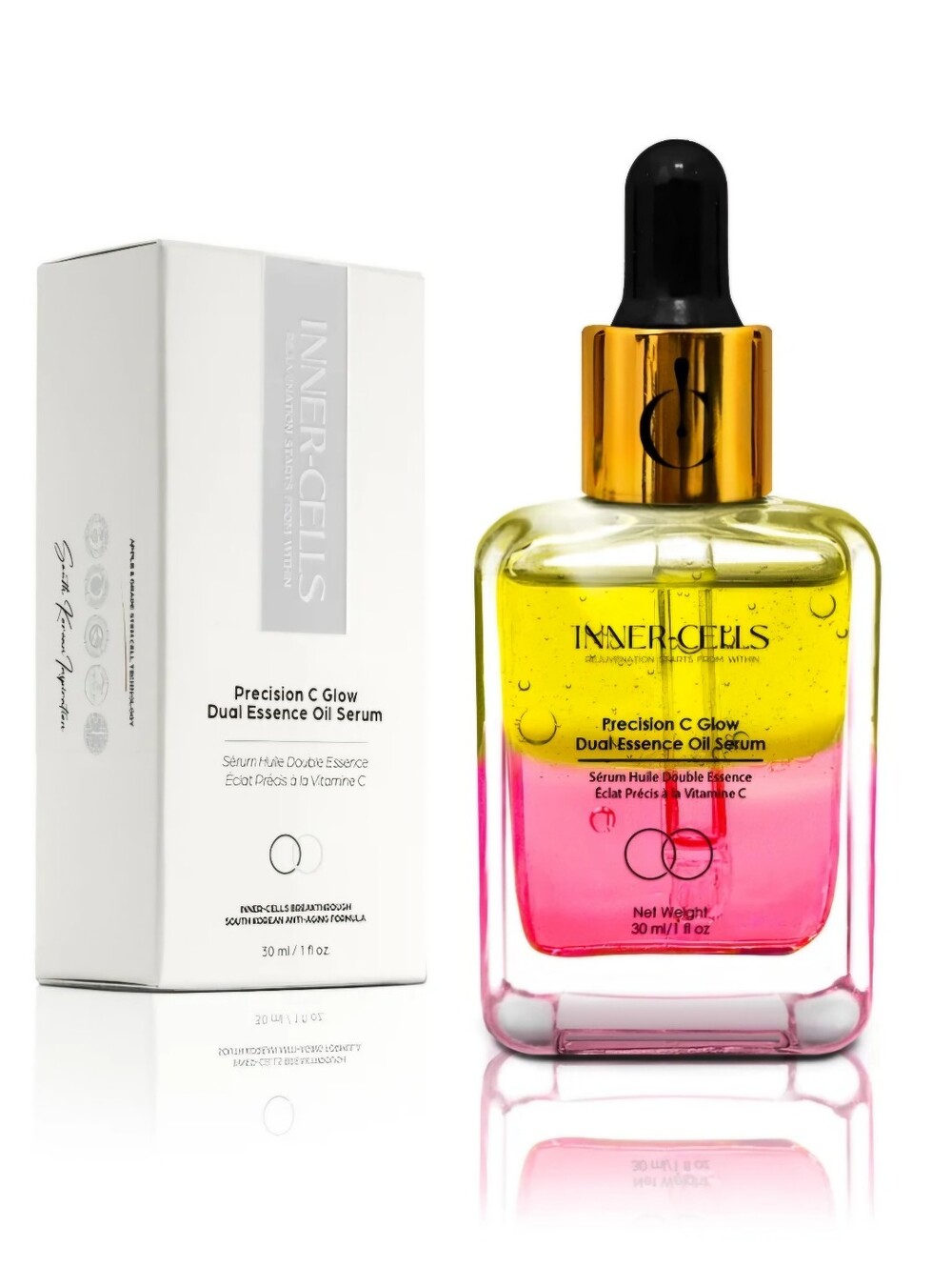 Inner Cells C Glow Dual Essence Oil Serum 1.0 fl.oz.